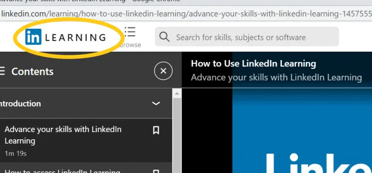 LinkedIn Learning Logo shown 